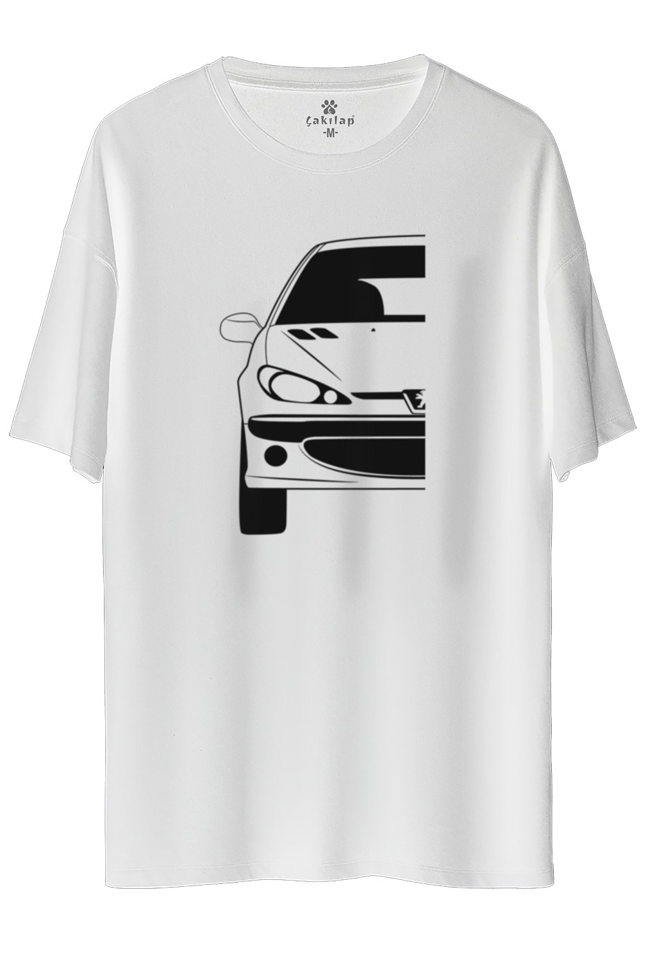 Peugeot 206 Baskılı Oversize Tişört