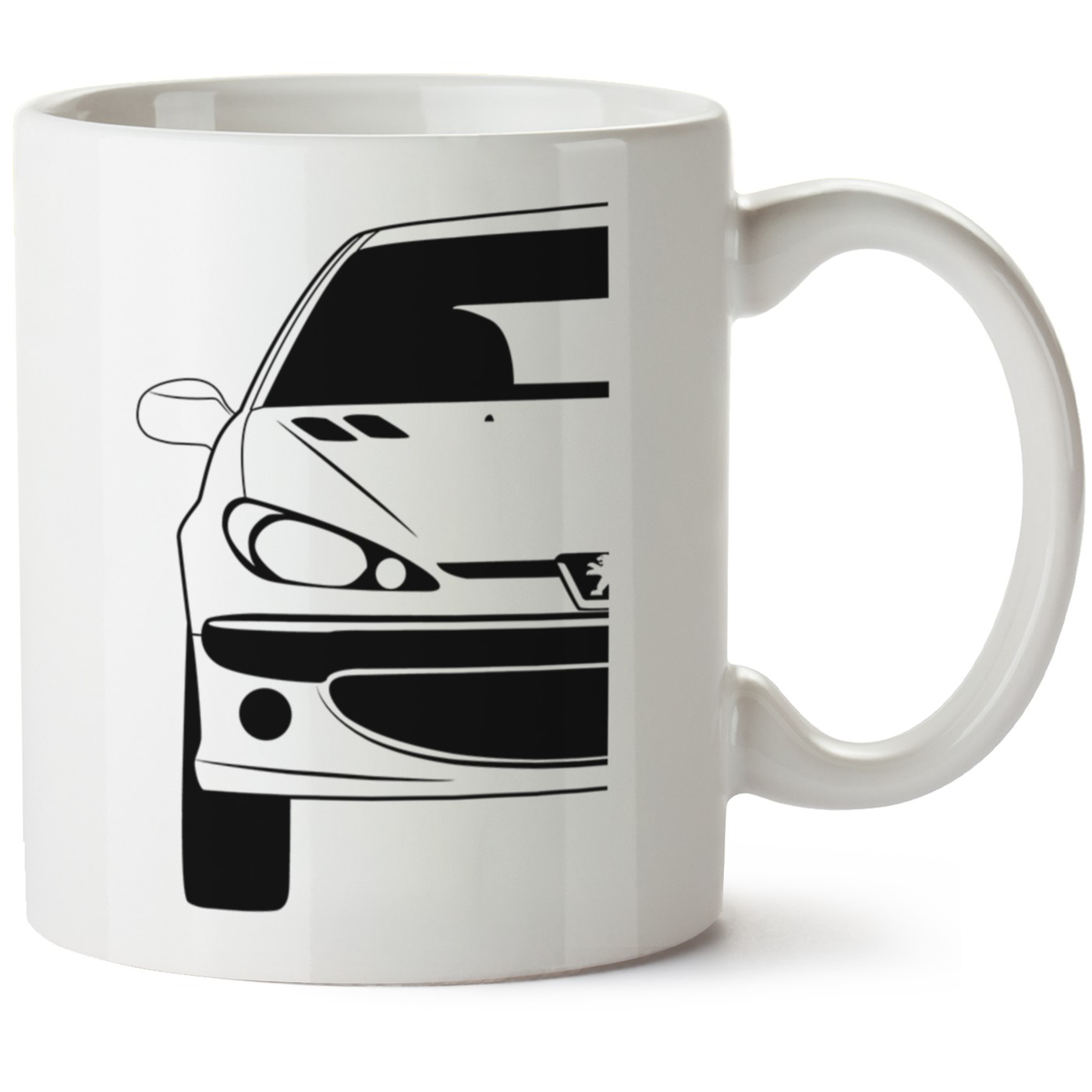 Peugeot 206 Baskılı Porselen Kupa Bardak