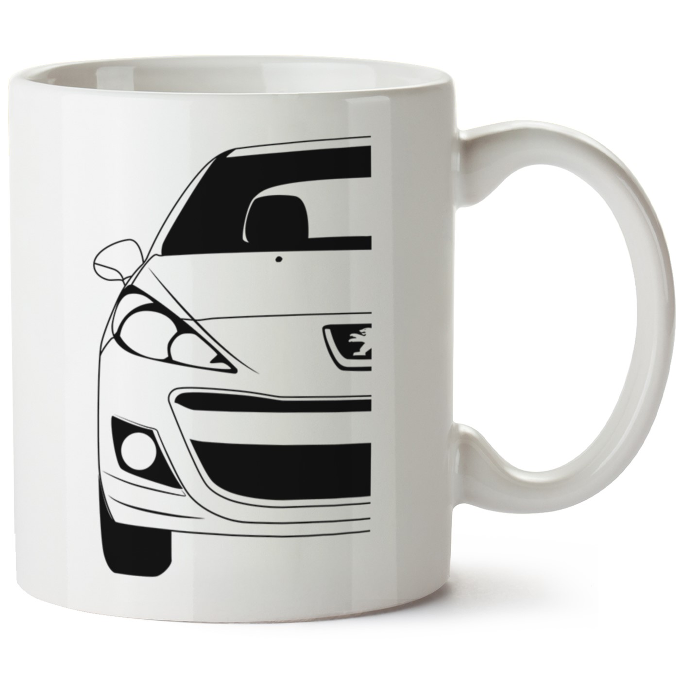 Peugeot 207 Baskılı Porselen Kupa Bardak