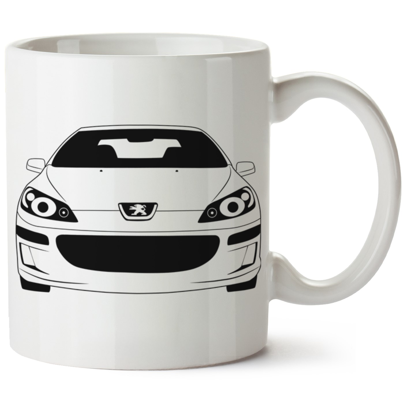 Peugeot 407 Baskılı Porselen Kupa Bardak