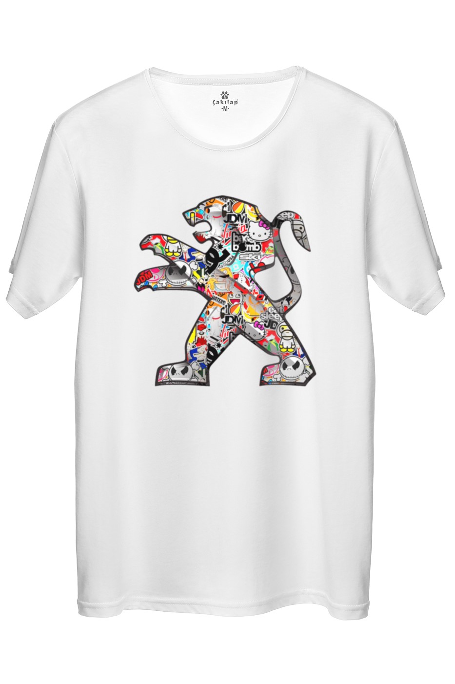 Peugeot Logo Baskılı Regular Tişört