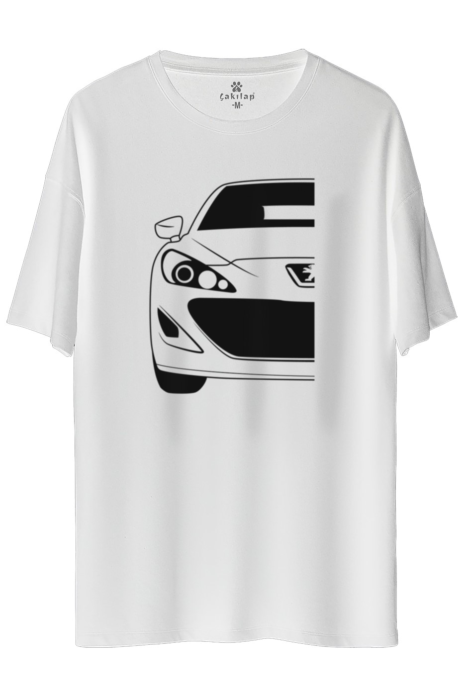 Peugeot Rcz Baskılı Oversize Tişört