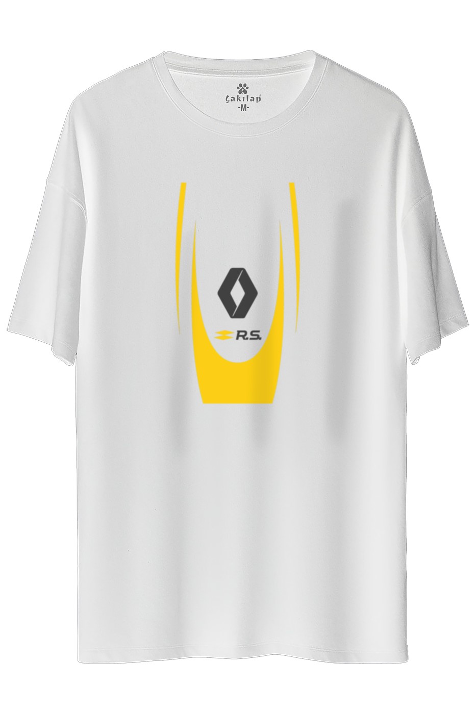 Renault RsLogo Baskılı Oversize Tişört
