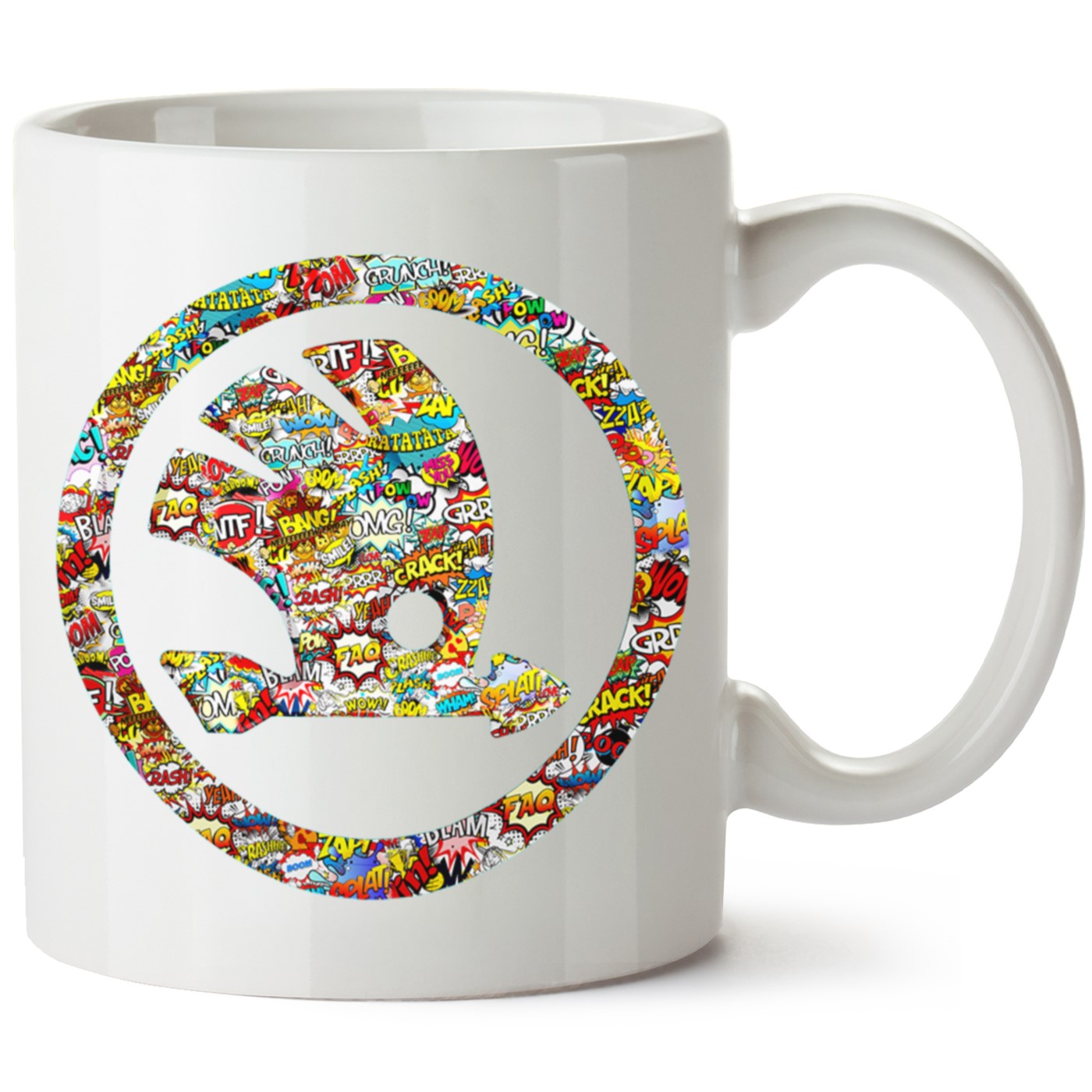 Skoda Logo Baskılı Porselen Kupa Bardak