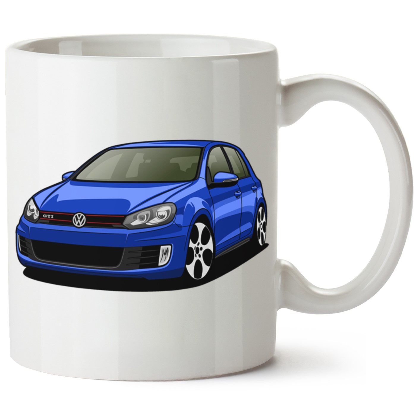 Vw Golf 6 Baskılı Porselen Kupa Bardak