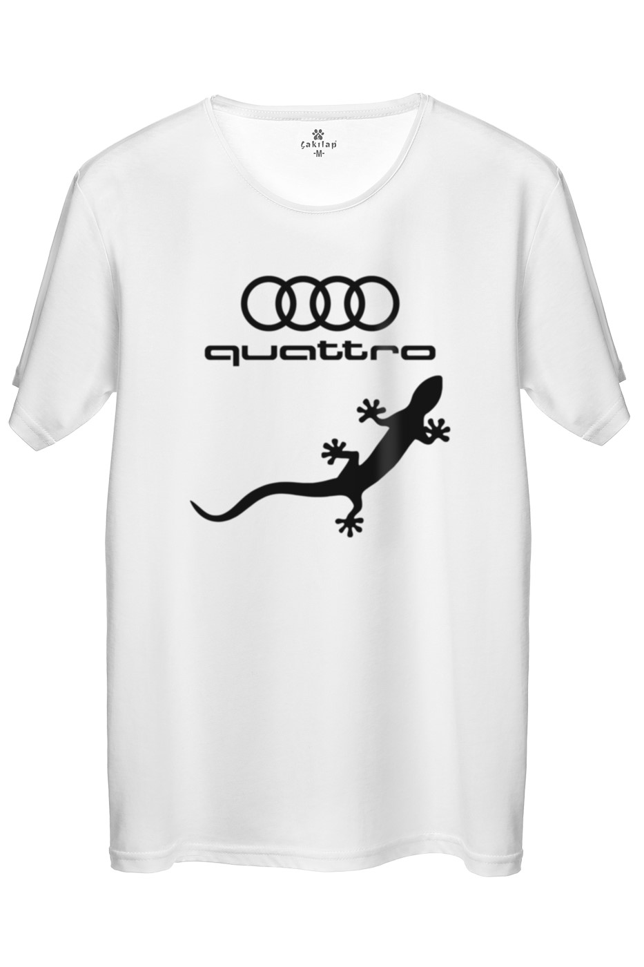 Audi Quattro Logo Baskılı Regular Tişört