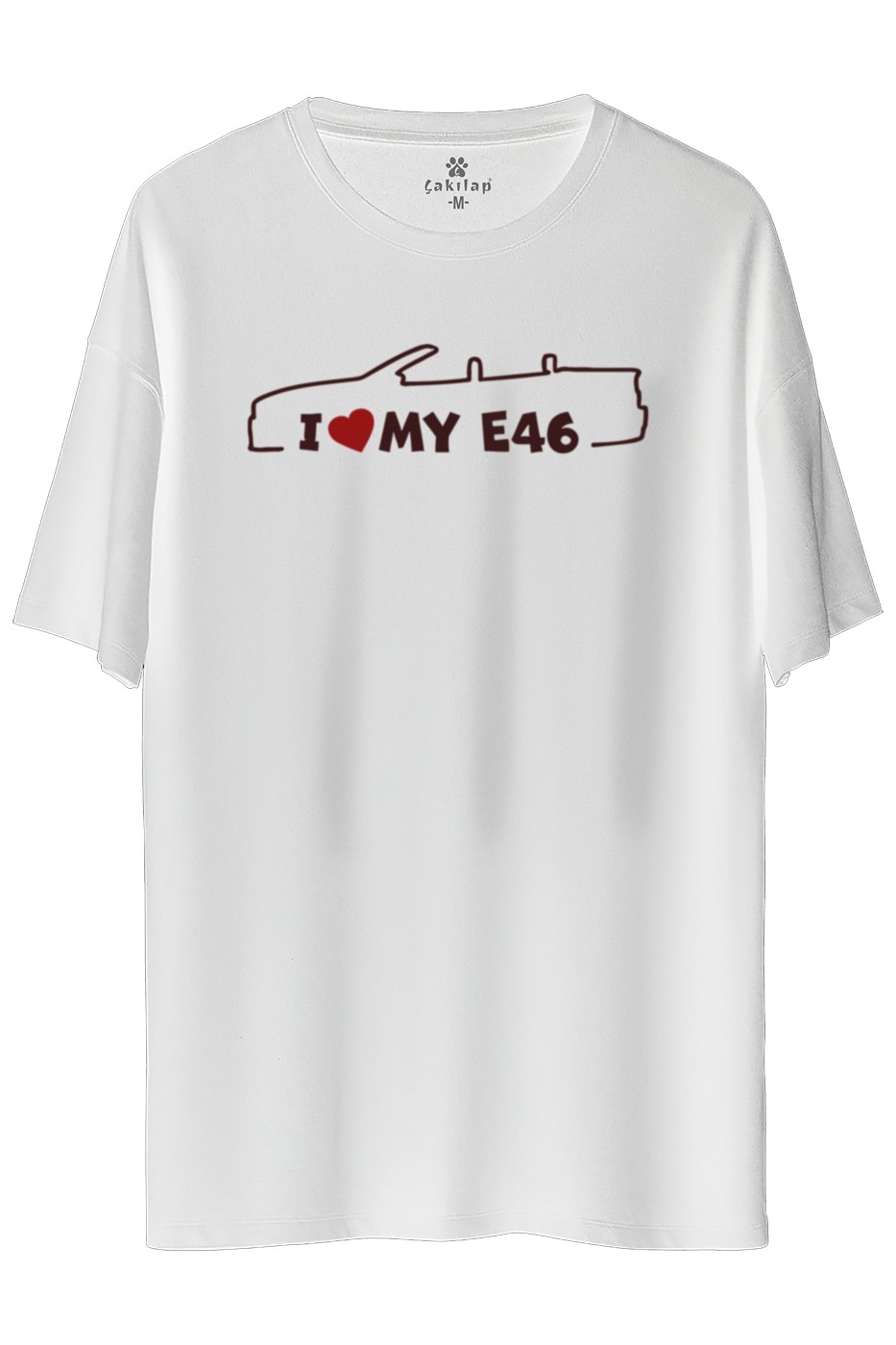 Bmw E46 Baskılı Oversize Tişört
