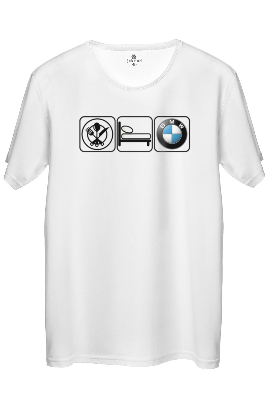 Bmw Logo Baskılı Regular Tişört