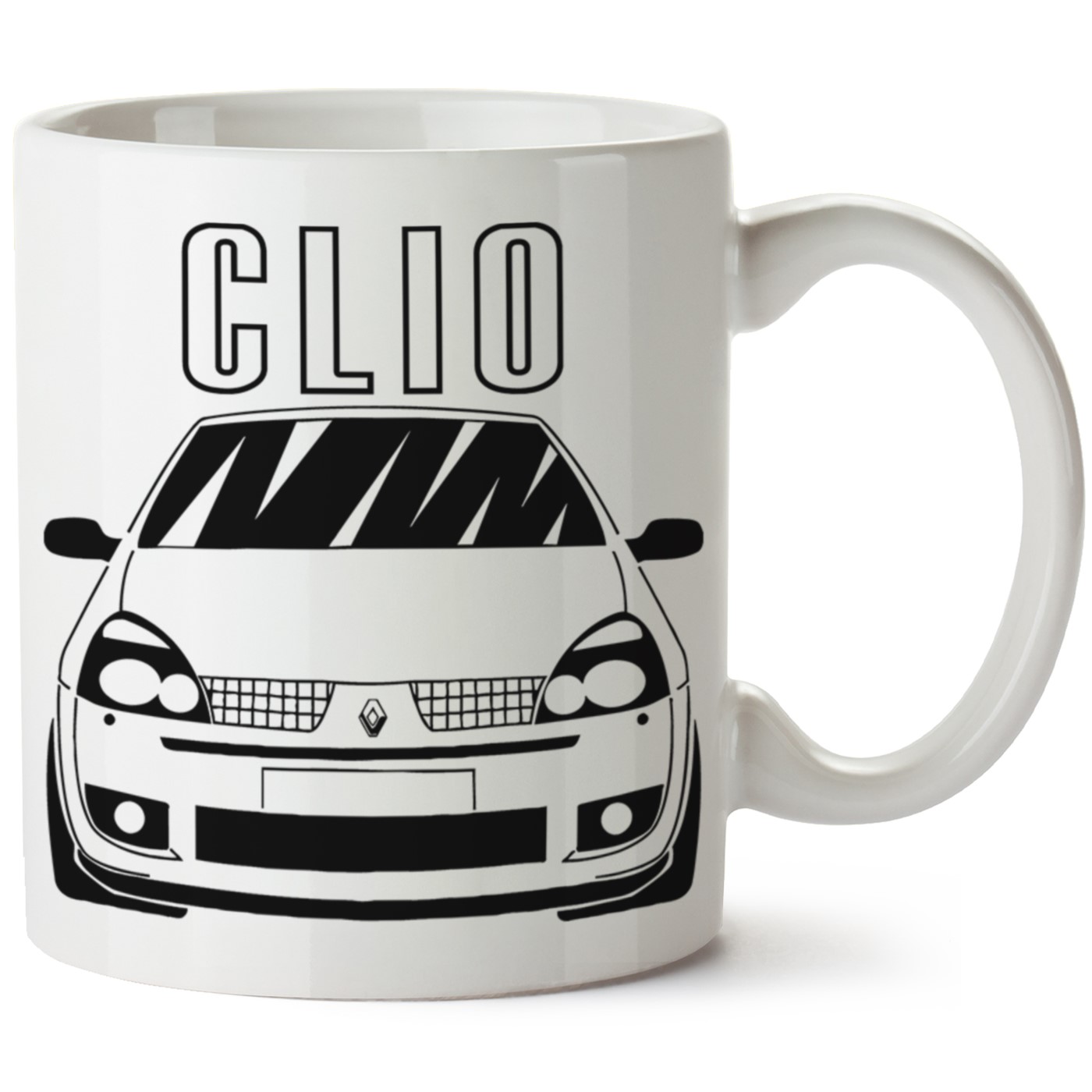 Renault Clio Symbol Baskılı Porselen Kupa Bardak