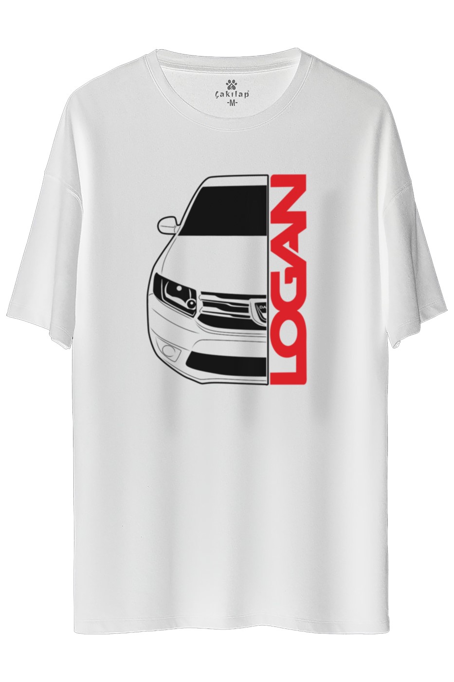 Dacia Logan Baskılı Oversize Tişört