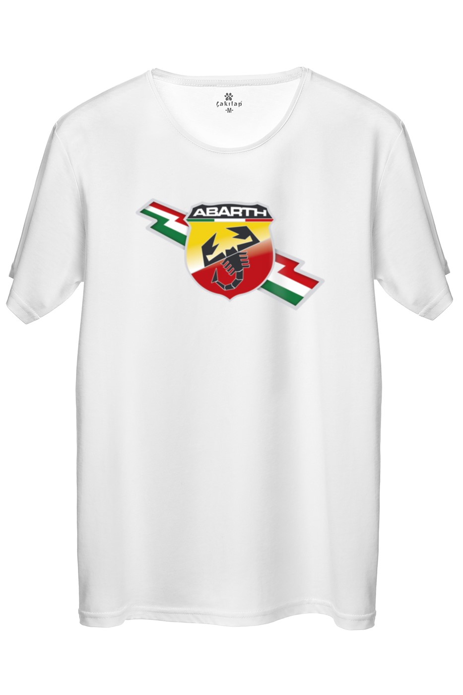 Fiat Abarth Logo  Baskılı Regular Tişört