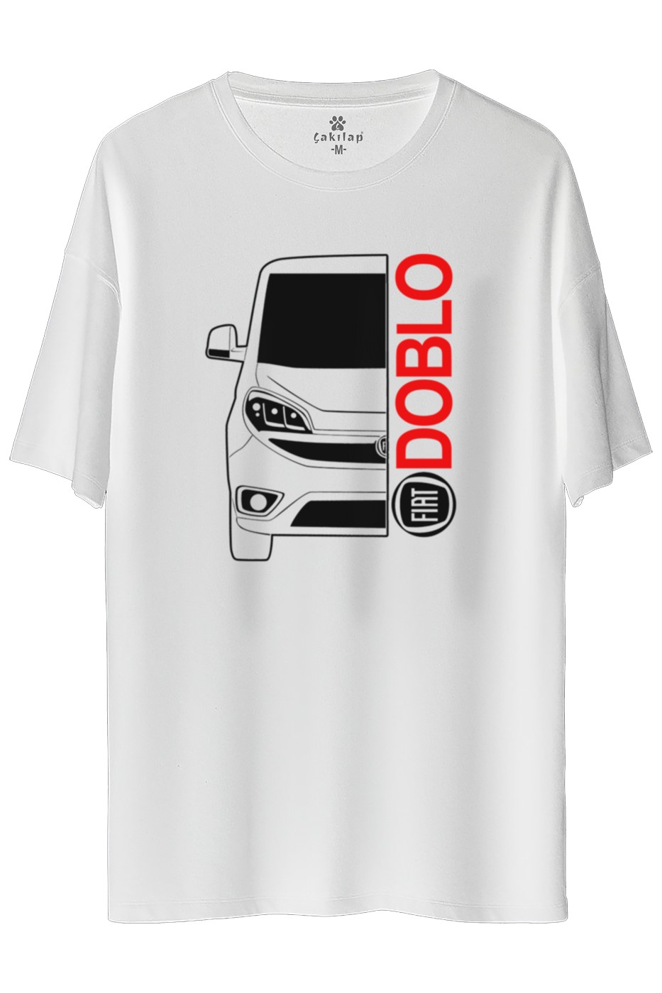 Fiat Doblo  Baskılı Oversize Tişört