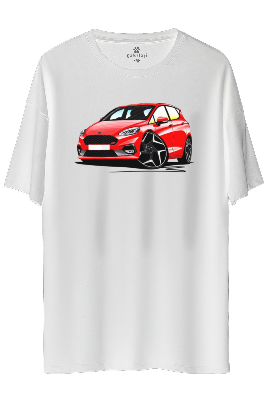 Ford Fiesta Mk8 Baskılı Oversize Tişört
