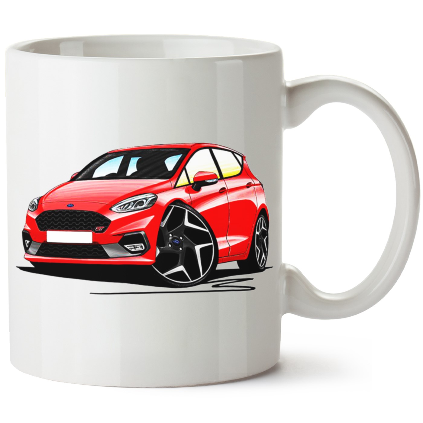 Ford Fiesta Mk8 Baskılı Porselen Kupa Bardak