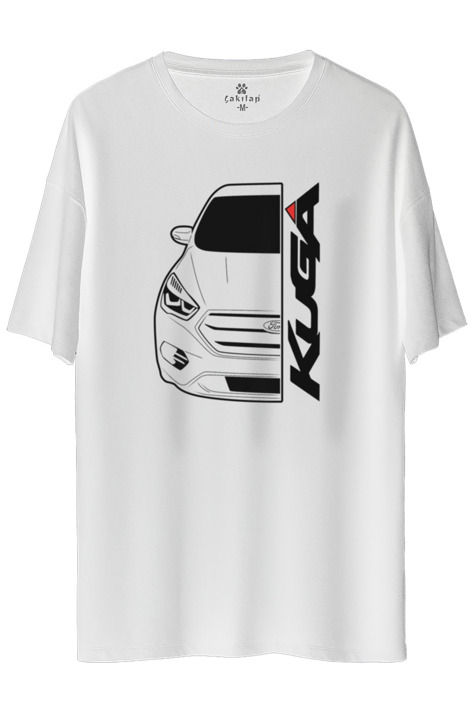 Ford Kuga Baskılı Oversize Tişört