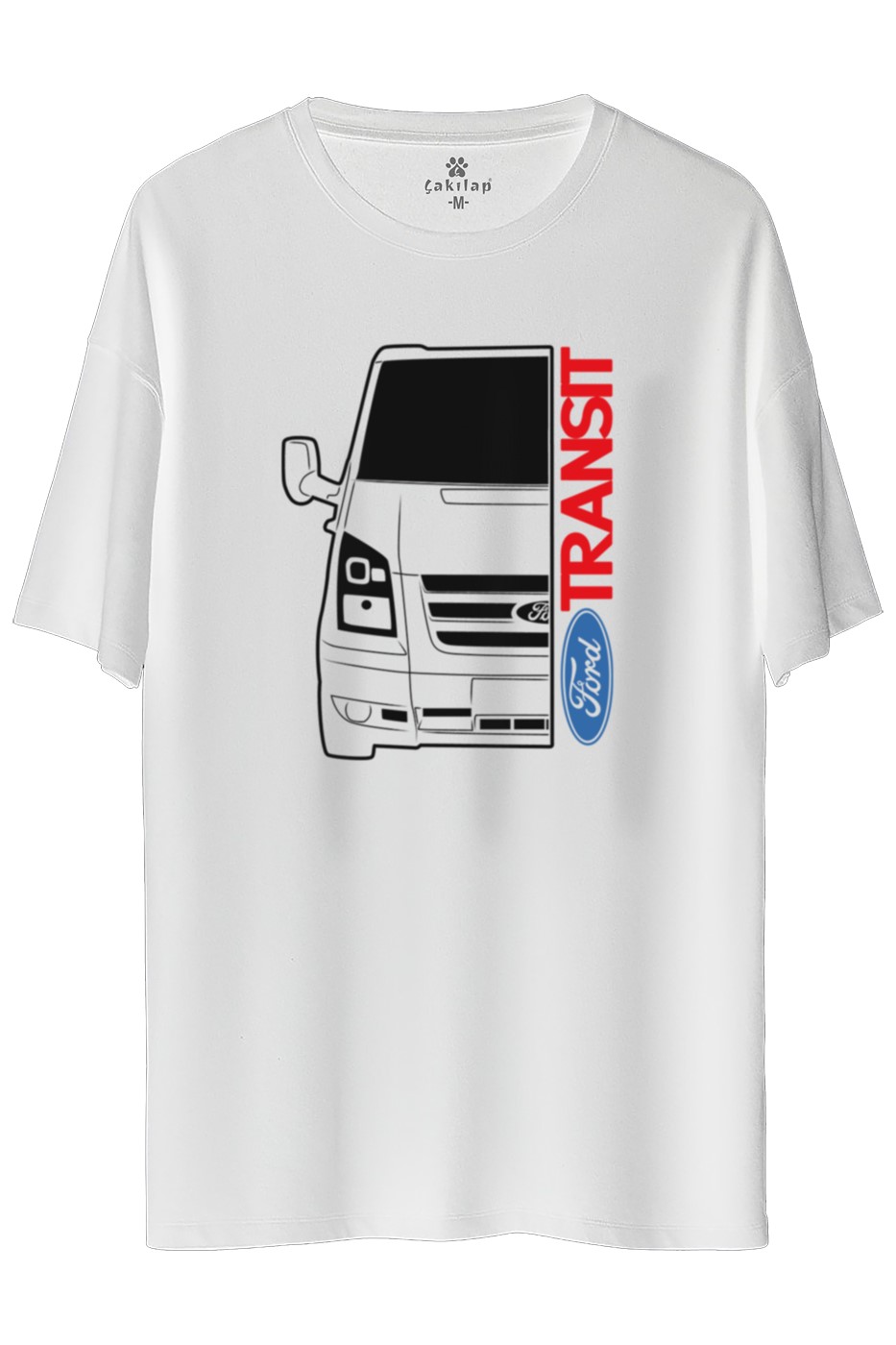 Ford Transit Baskılı Oversize Tişört