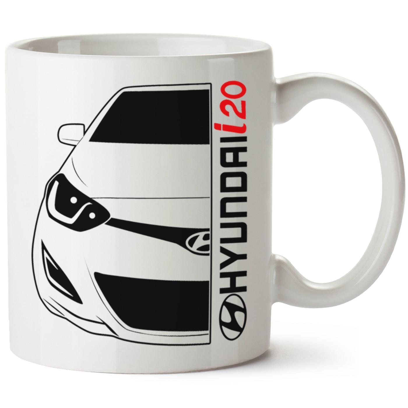 Hyundai i20 Baskılı Porselen Kupa Bardak