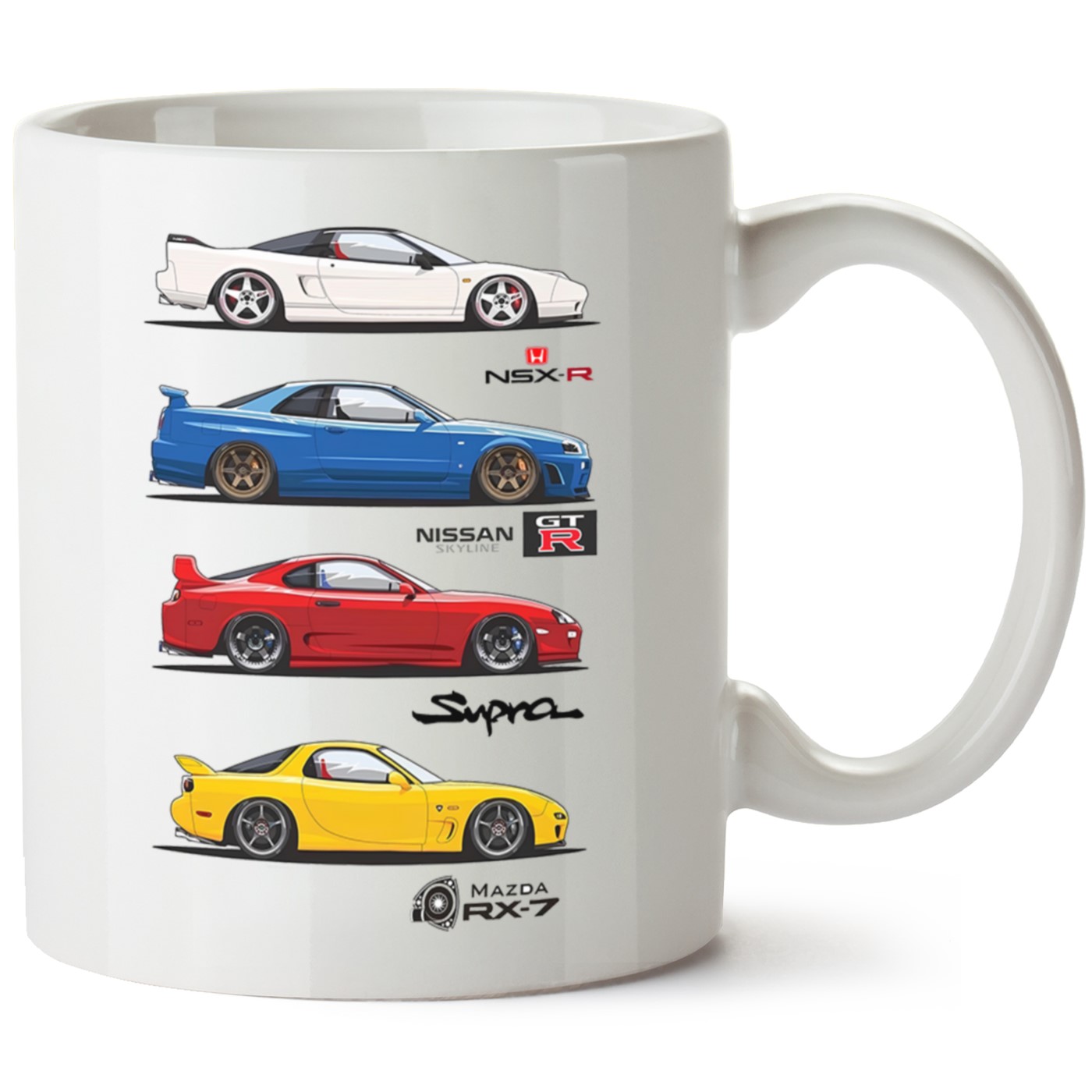 Jdm Legends Baskılı Porselen Kupa Bardak