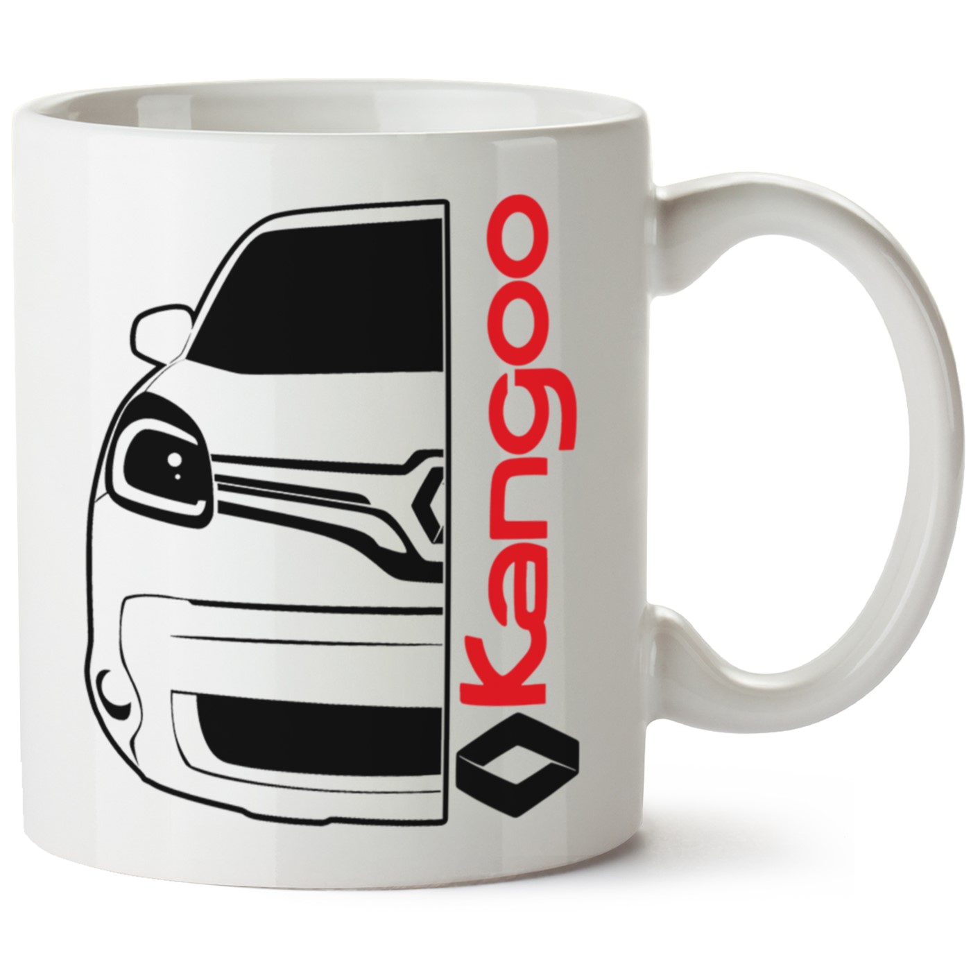 Renault Kangoo Baskılı Porselen Kupa Bardak