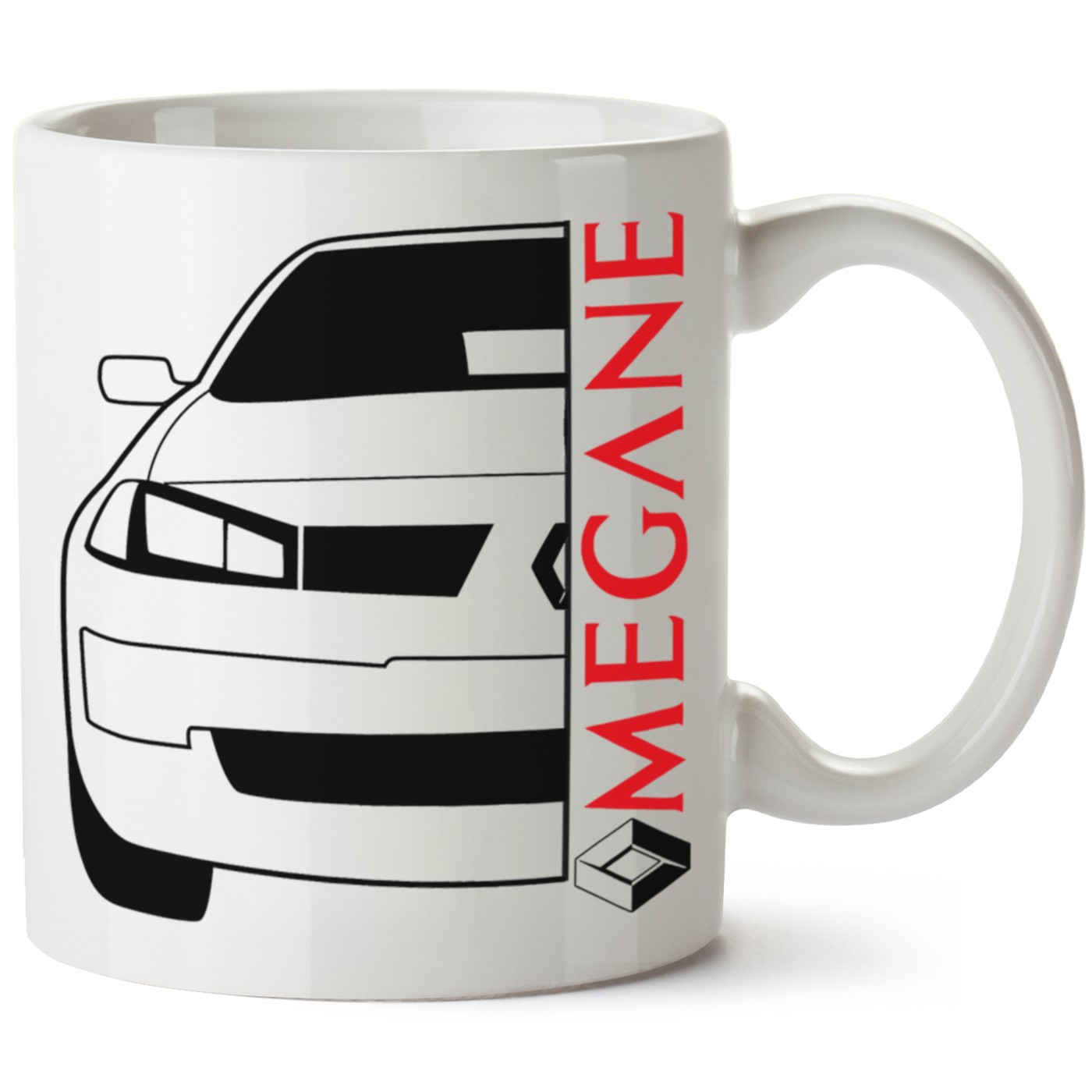 Renault Megane 2 Baskılı Porselen Kupa Bardak