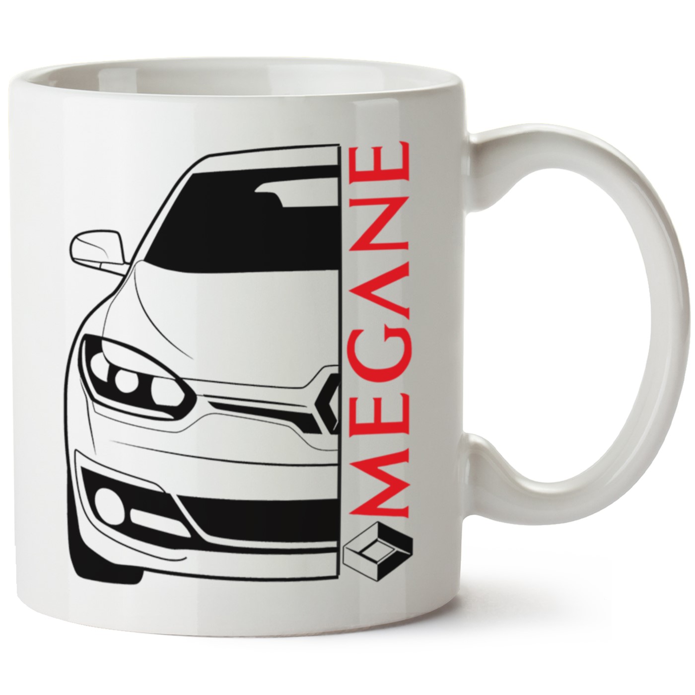 Renault Megane 3Fz3 Baskılı Porselen Kupa Bardak