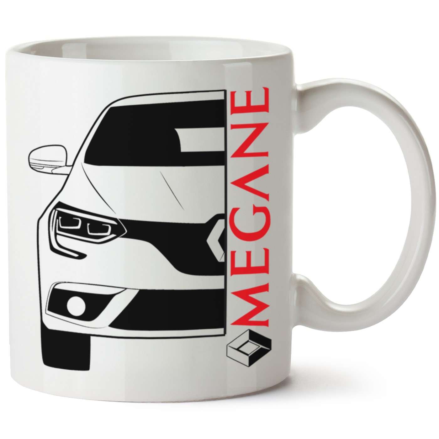 Renault Megane 4 Baskılı Porselen Kupa Bardak