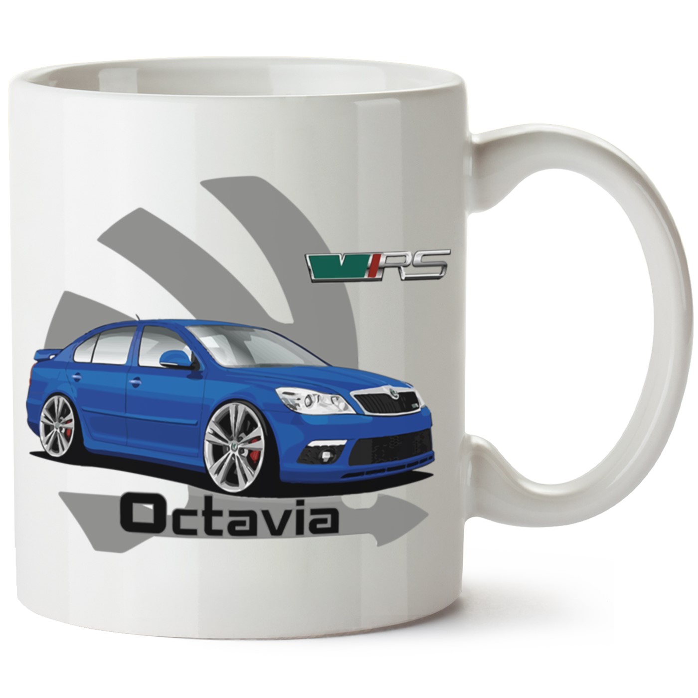 Skoda OctaviaA6 Baskılı Porselen Kupa Bardak