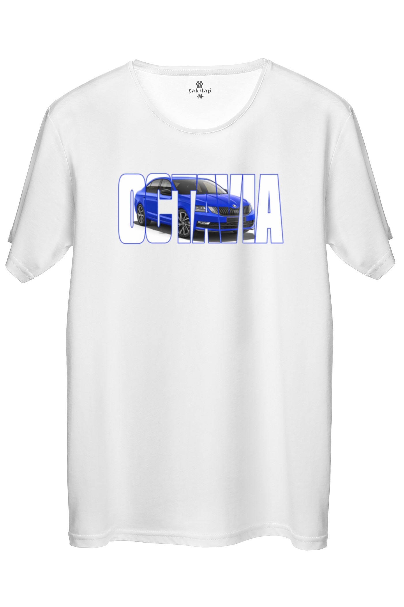 Skoda OctaviaA7 Baskılı Regular Tişört