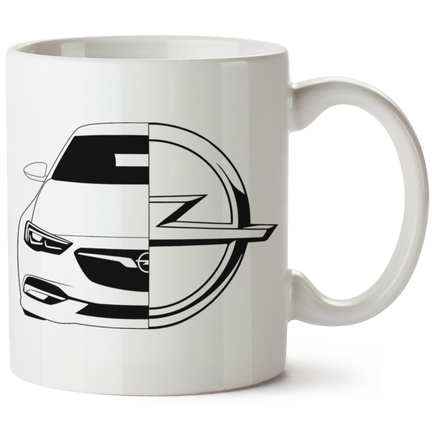 Opel Corsa E Baskılı Porselen Kupa Bardak