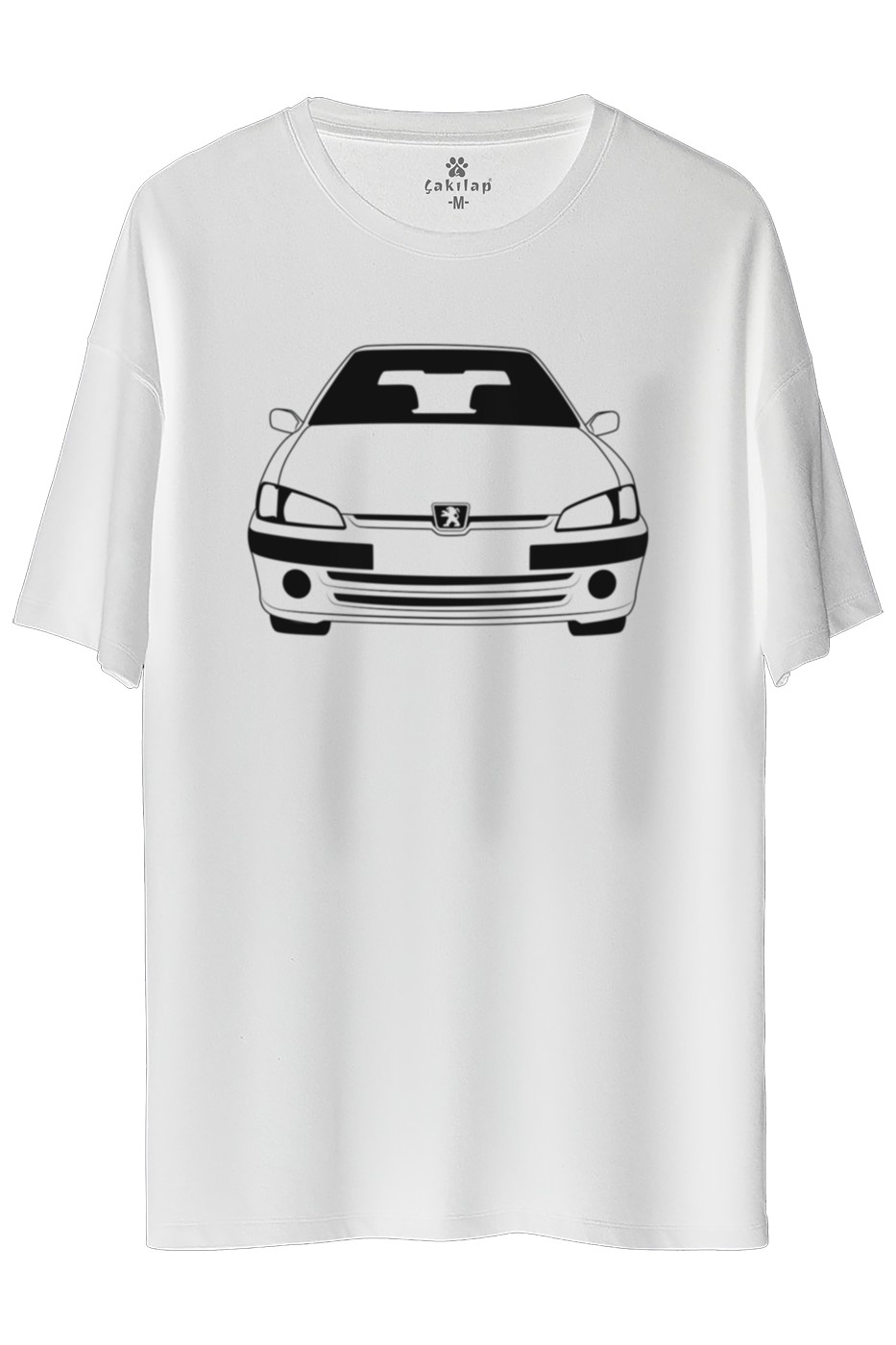Peugeot 106 Baskılı Oversize Tişört