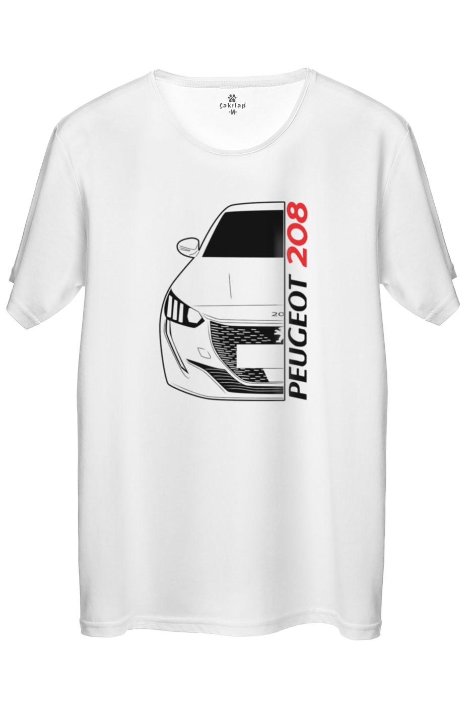 Peugeot 208 Baskılı Regular Tişört