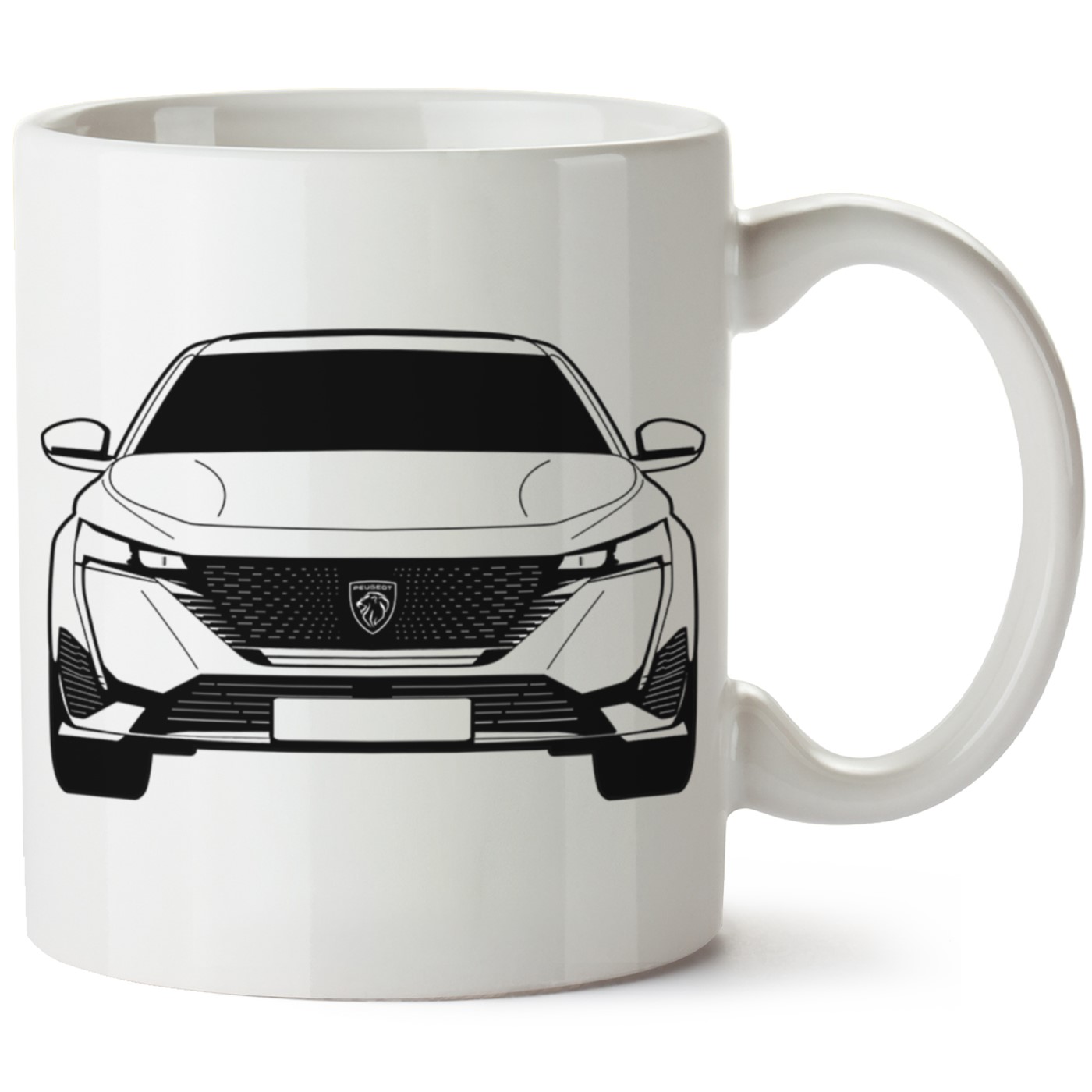 Peugeot 308 Baskılı Porselen Kupa Bardak