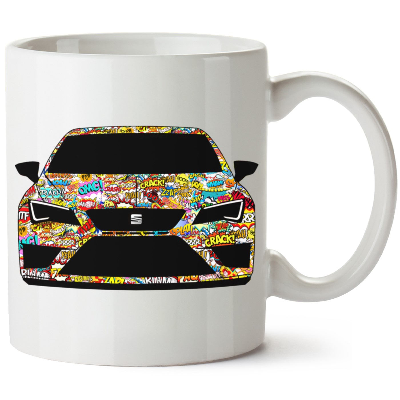 Seat Leon Mk3 Baskılı Porselen Kupa Bardak