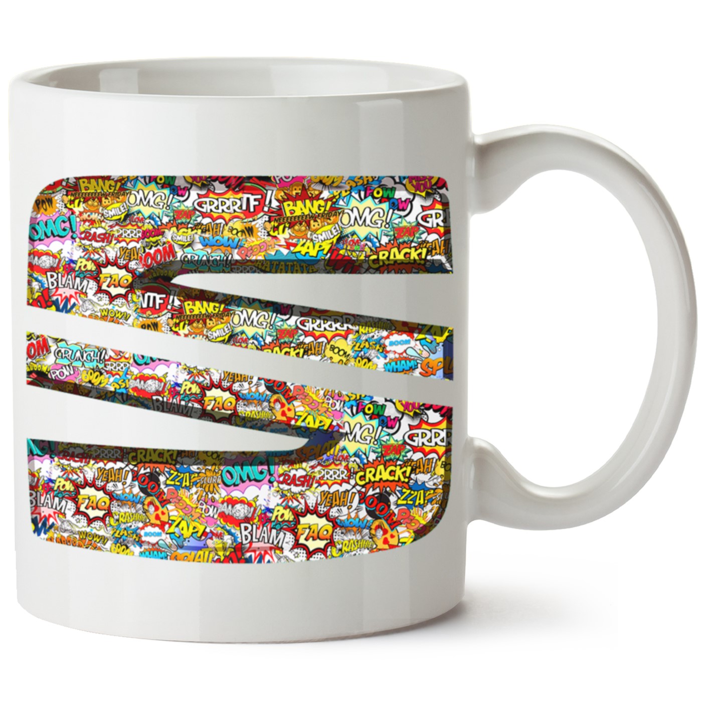 Seat Logo Baskılı Porselen Kupa Bardak