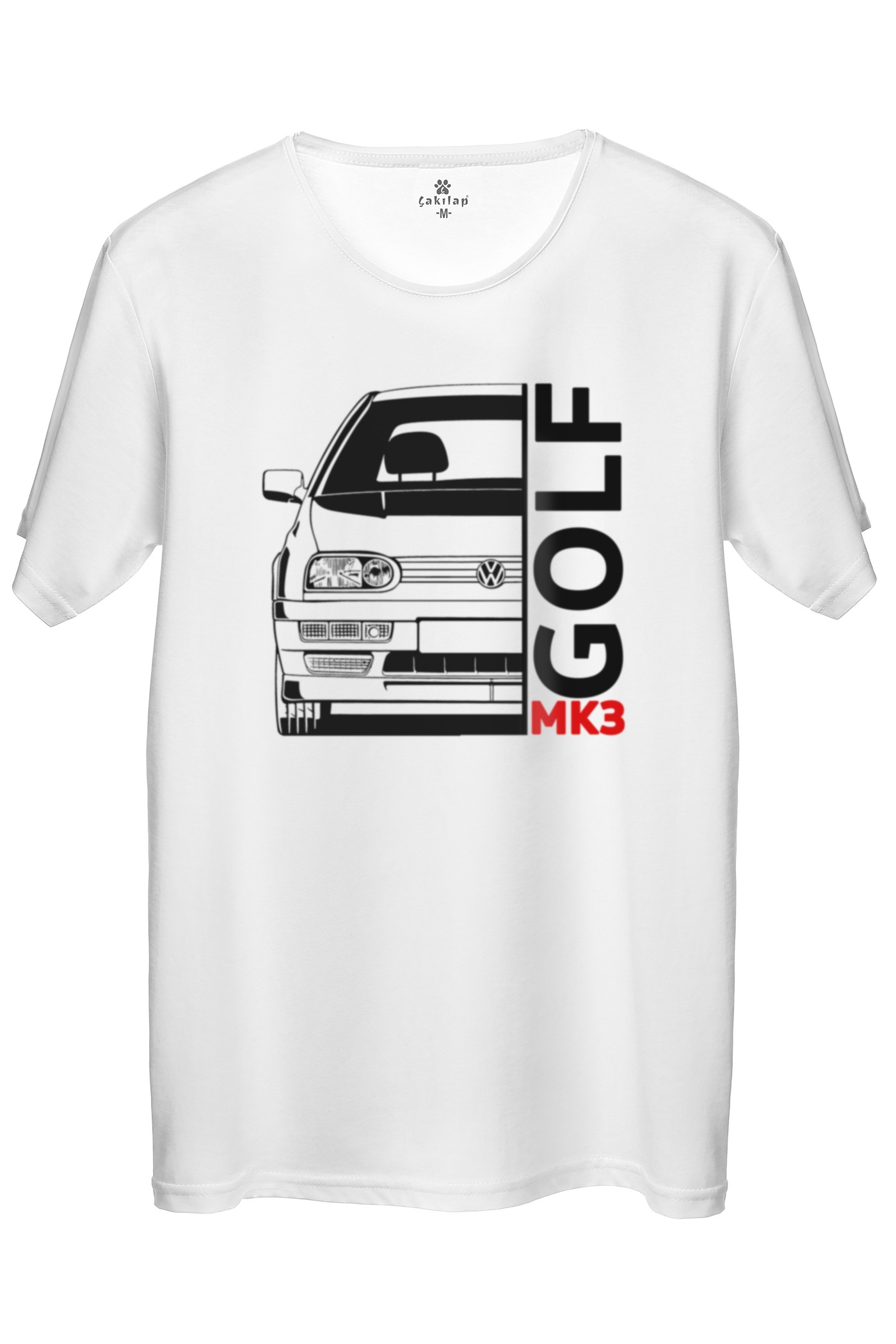 Vw Golf 3 Baskılı Regular Tişört