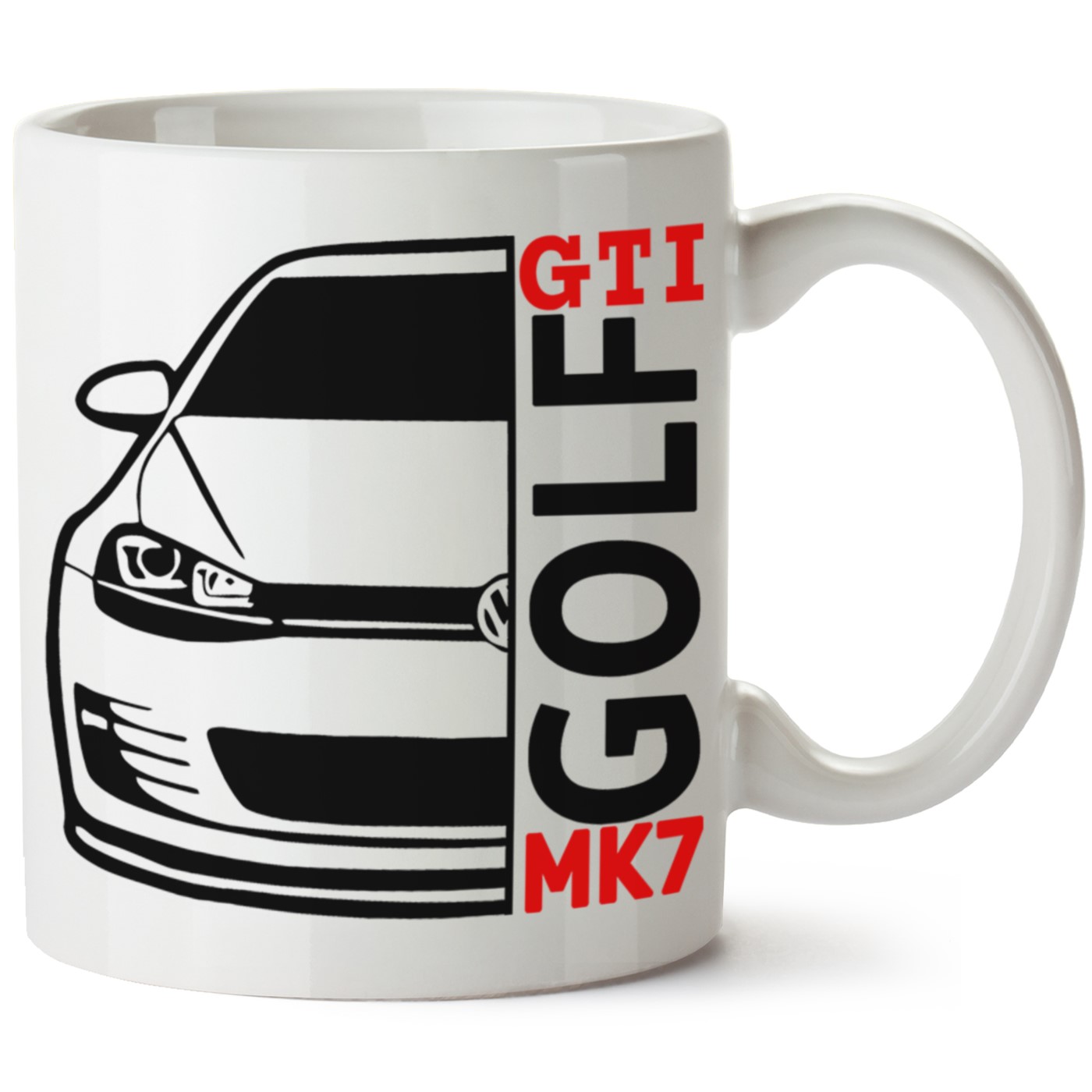 Vw Golf 7 Baskılı Porselen Kupa Bardak