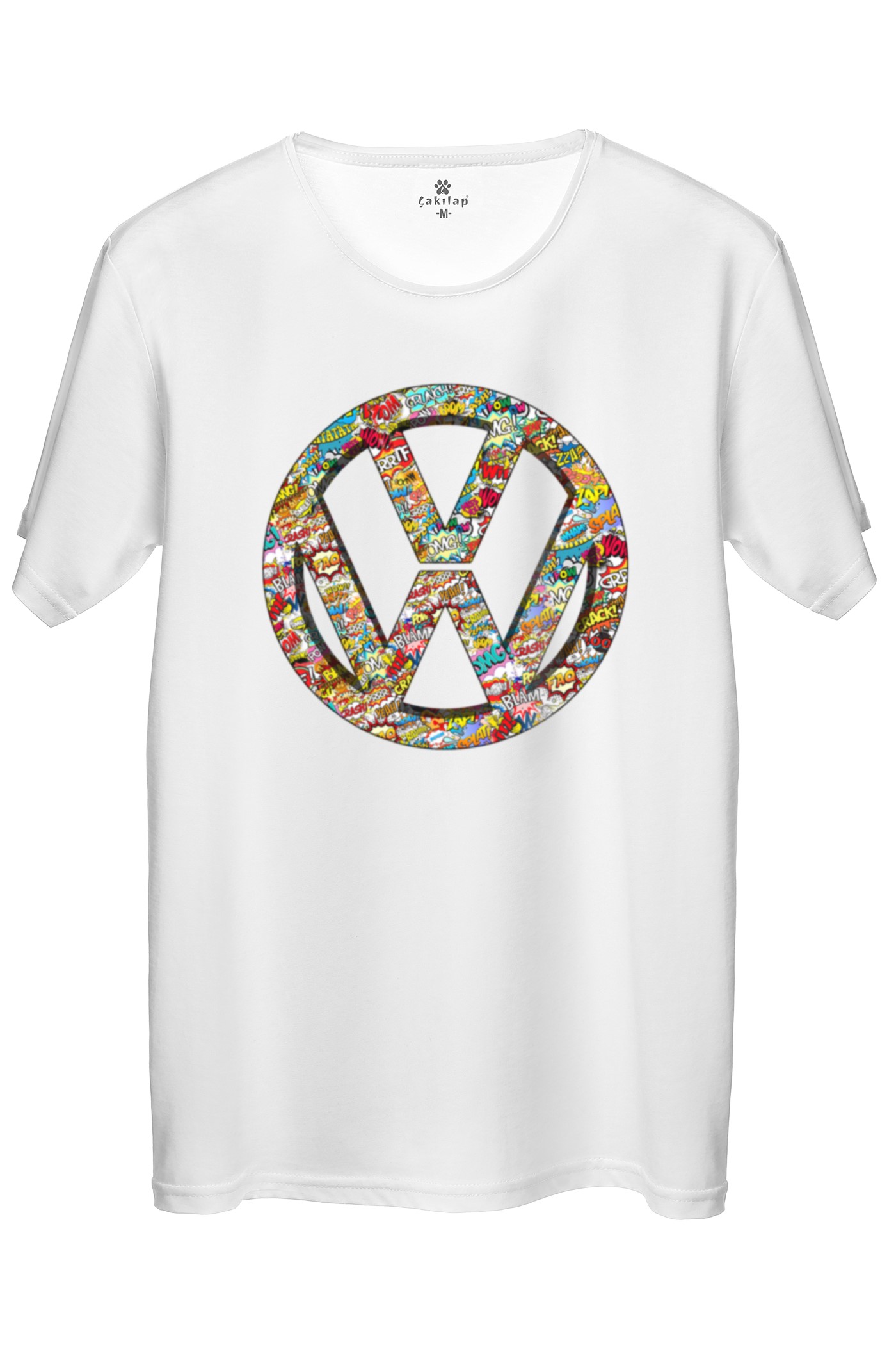 Vw Logo Baskılı Regular Tişört