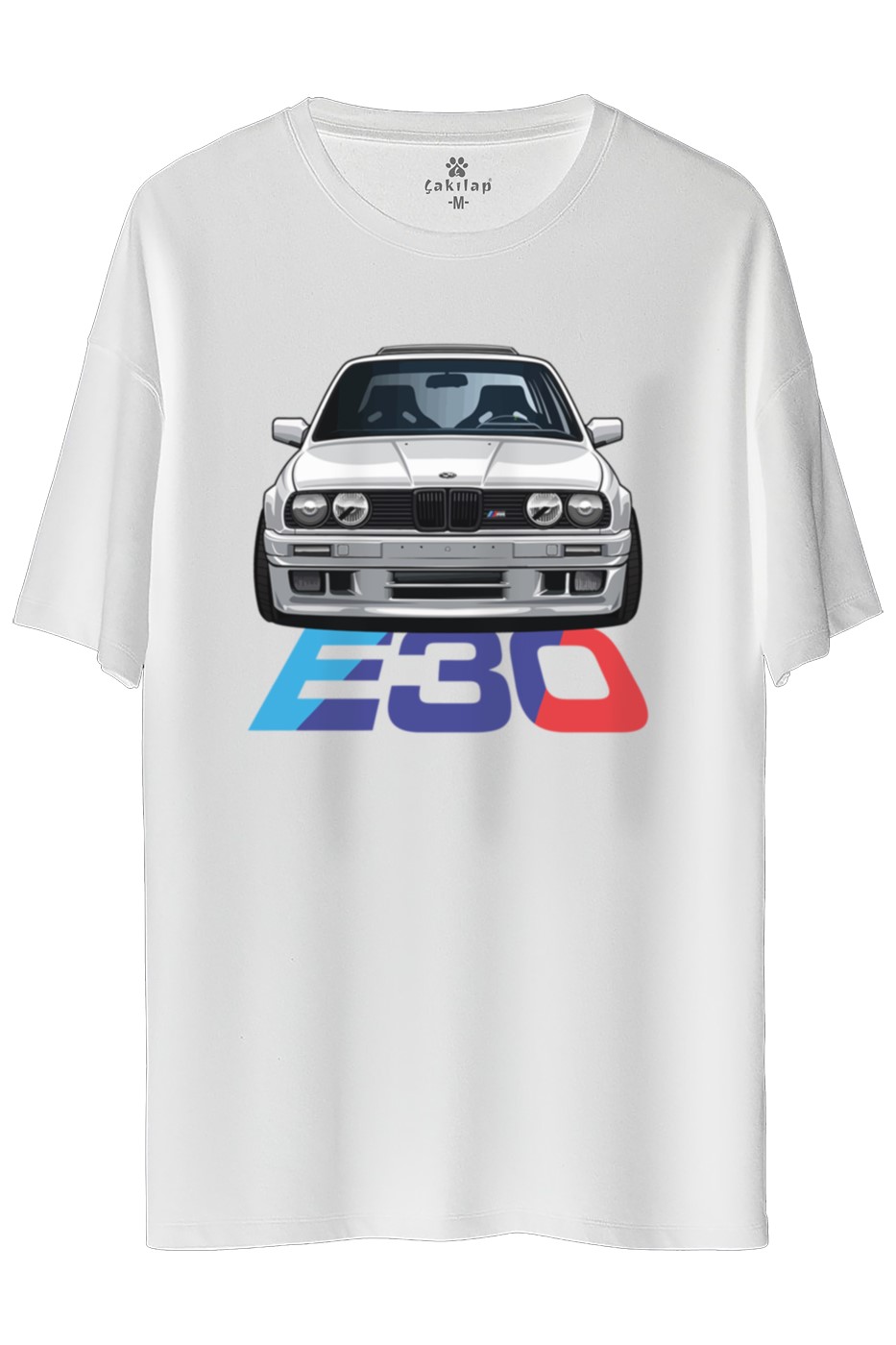 Bmw E30 Baskılı Oversize Tişört