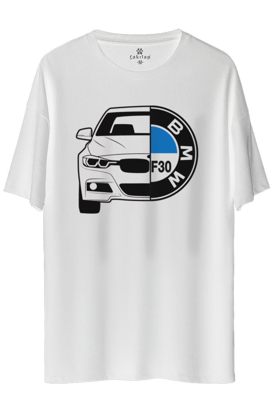 Bmw F30 Baskılı Oversize Tişört