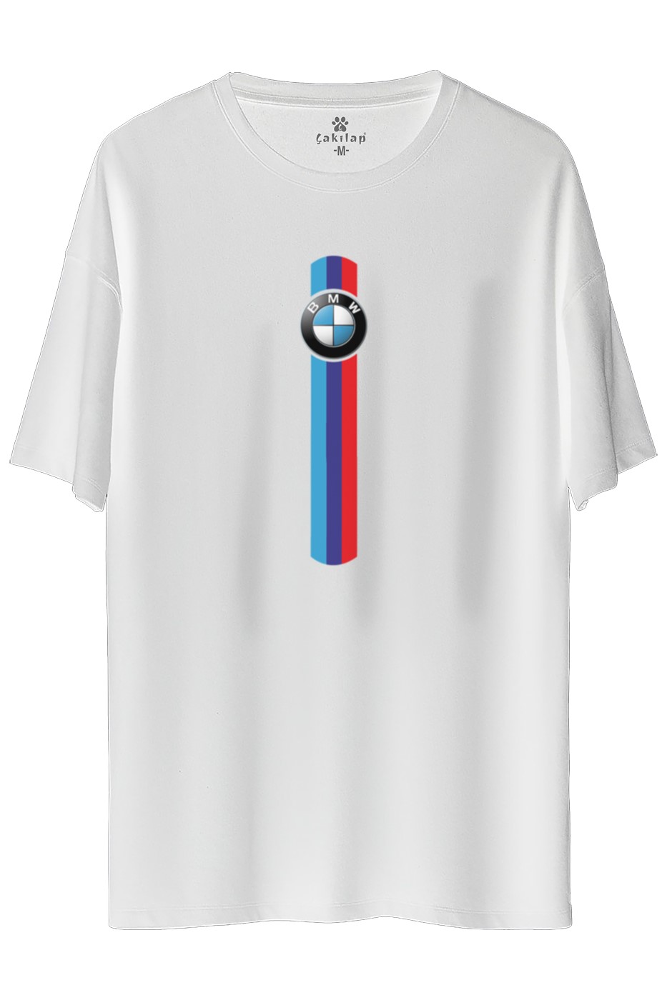 Bmw Logo Baskılı Oversize Tişört
