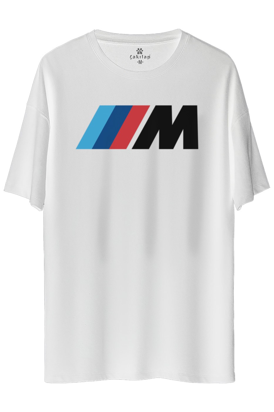 Bmw M Logo Baskılı Oversize Tişört