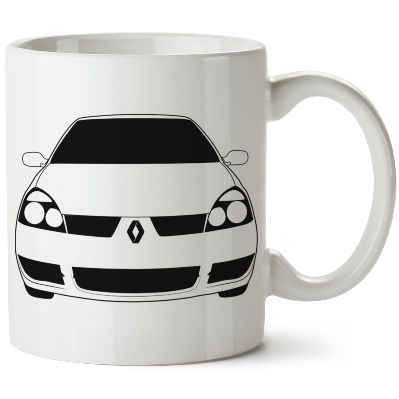 Renault Clio Symbol Baskılı Porselen Kupa Bardak