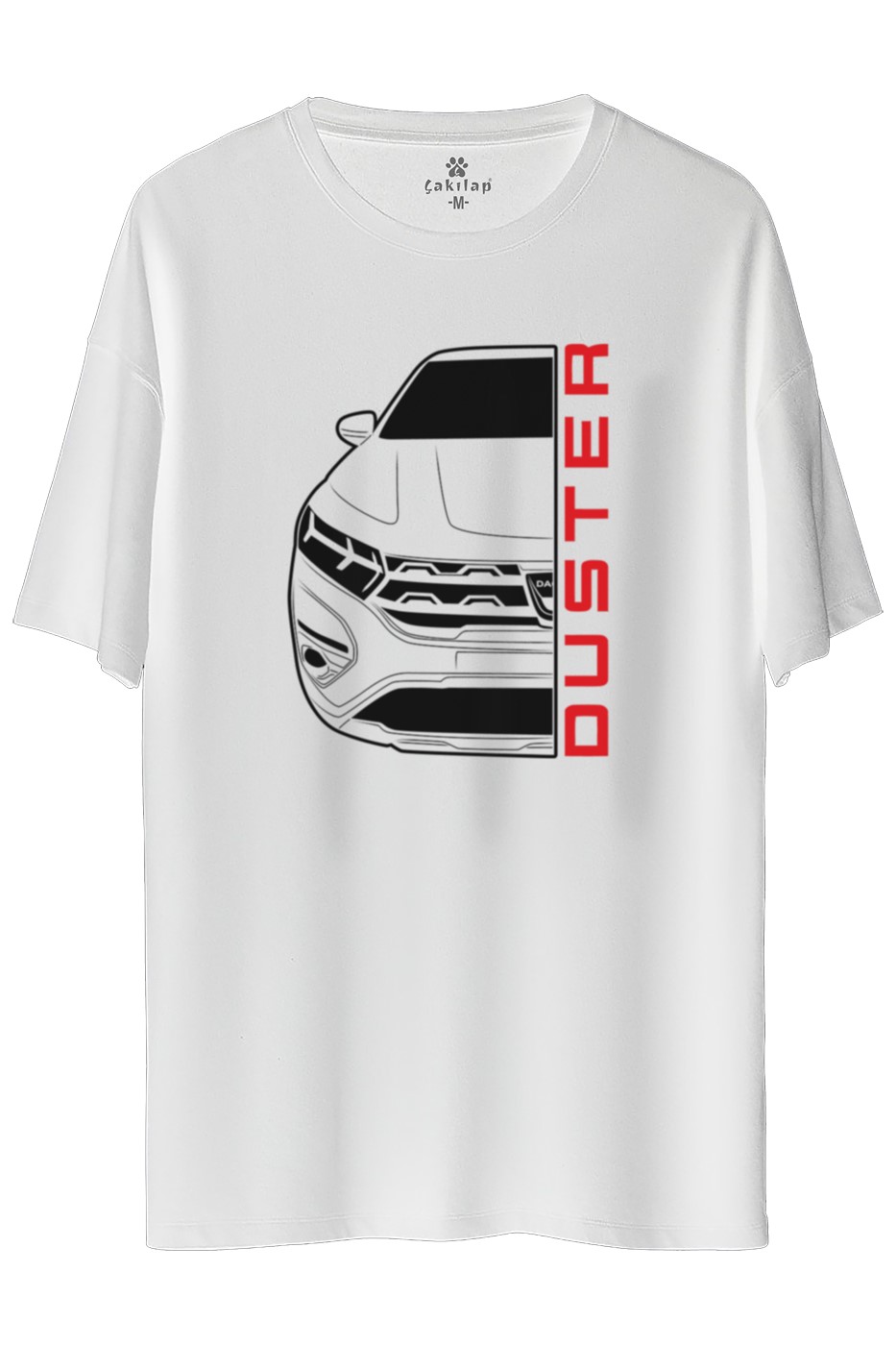 Dacia Duster Baskılı Oversize Tişört