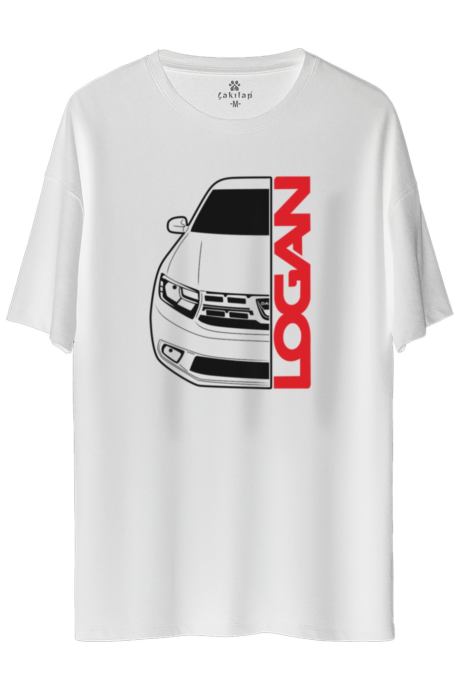 Dacia Logan Baskılı Oversize Tişört