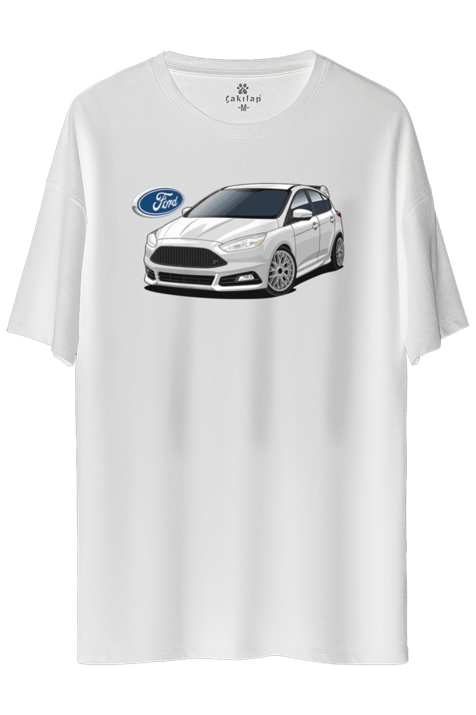 Ford Focus Mk3 Baskılı Oversize Tişört