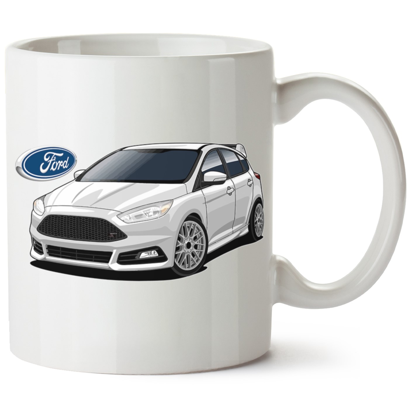 Ford Focus Mk3 Baskılı Porselen Kupa Bardak