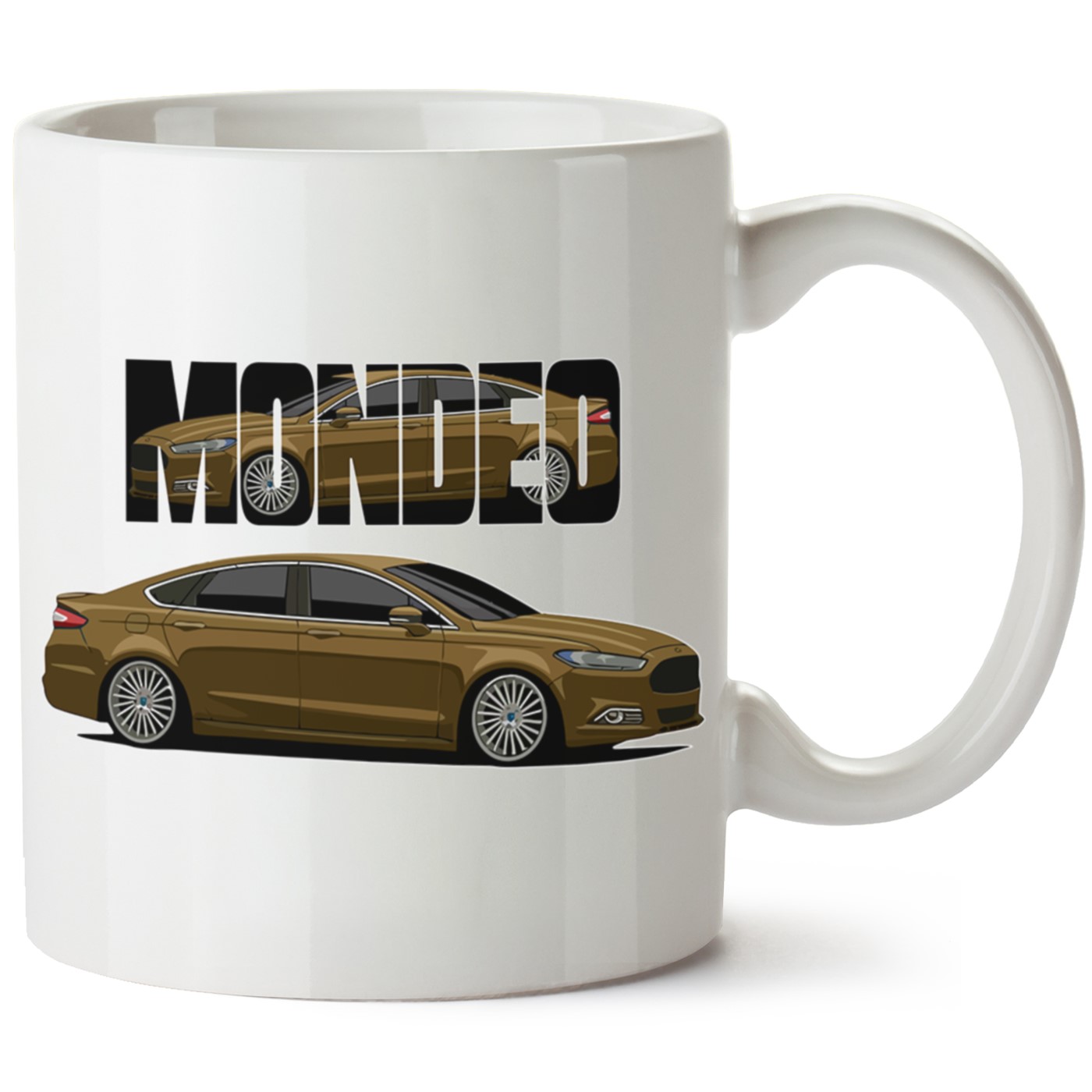 Ford Mondeo Mk5 Baskılı Porselen Kupa Bardak