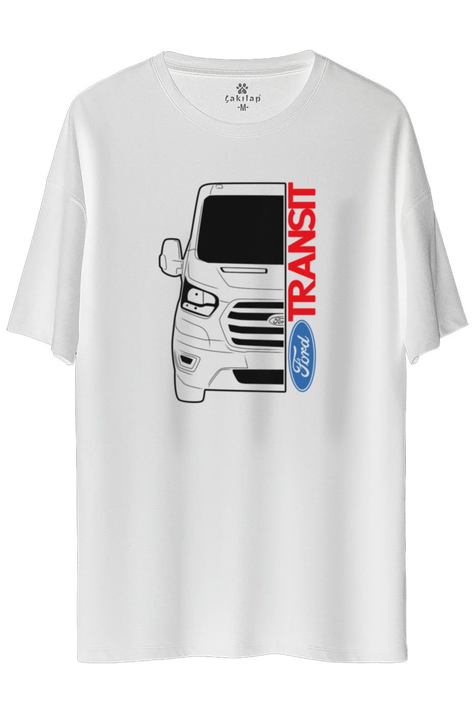 Ford Transit Baskılı Oversize Tişört