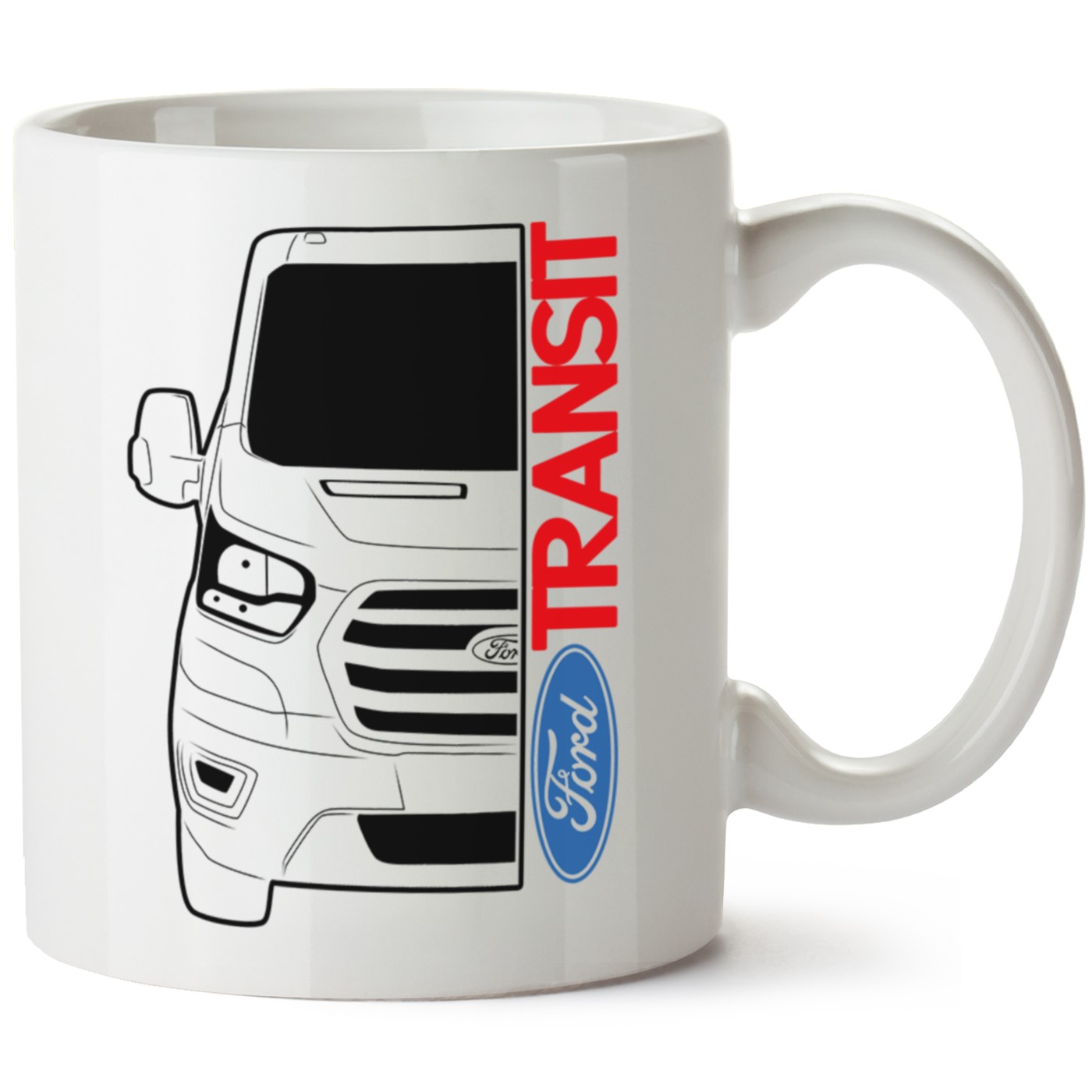 Ford Transit Baskılı Porselen Kupa Bardak