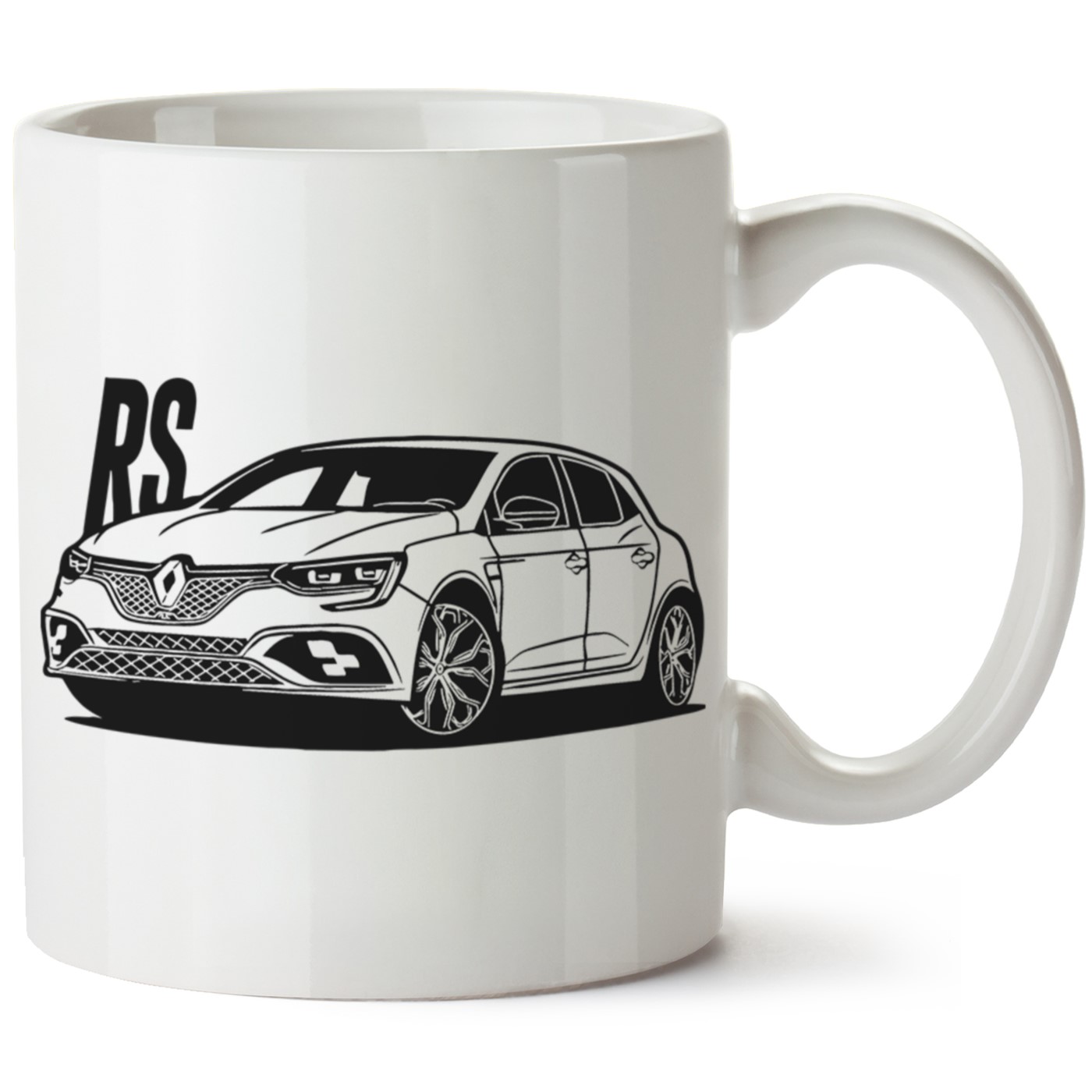 Renault Megane 4 Baskılı Porselen Kupa Bardak